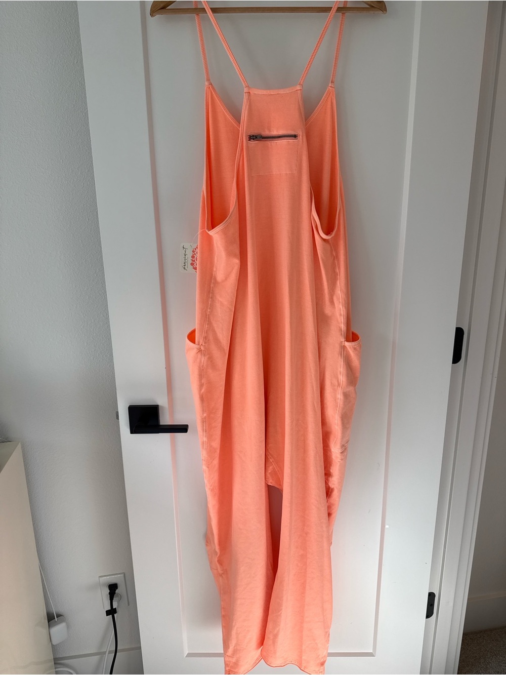 FP Movement Hot Shot Onesie Romper Jumpsuit Neon Peach Large NWT - Picture 3 of 8